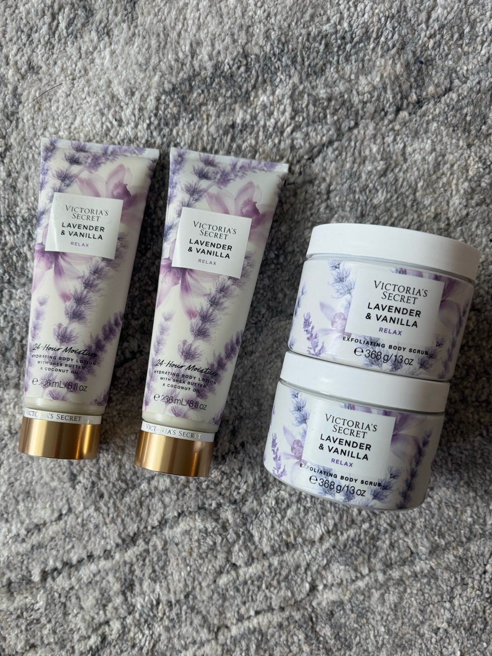Victoria Secret- lavender & vanilla body care bundle